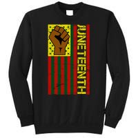 Juneteenth Flag Independence Day Vintage Celebration Sweatshirt