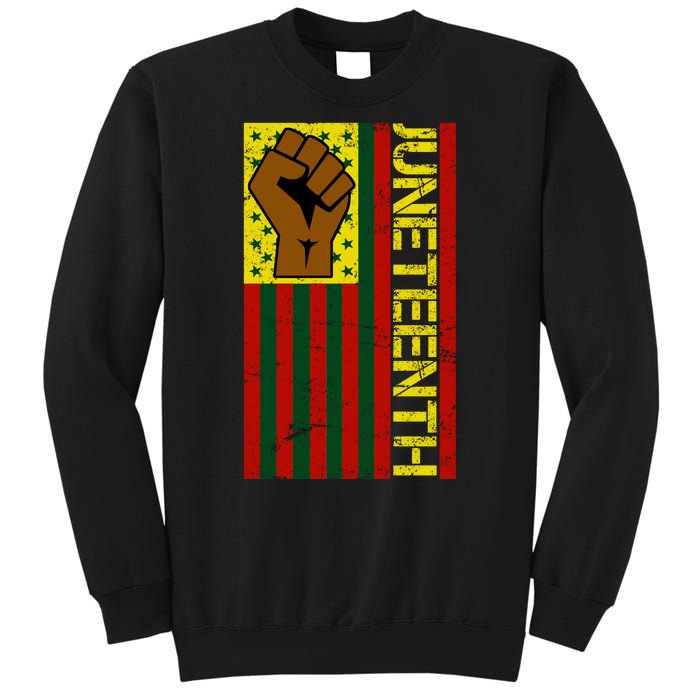 Juneteenth Flag Independence Day Vintage Celebration Sweatshirt