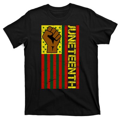 Juneteenth Flag Independence Day Vintage Celebration T-Shirt