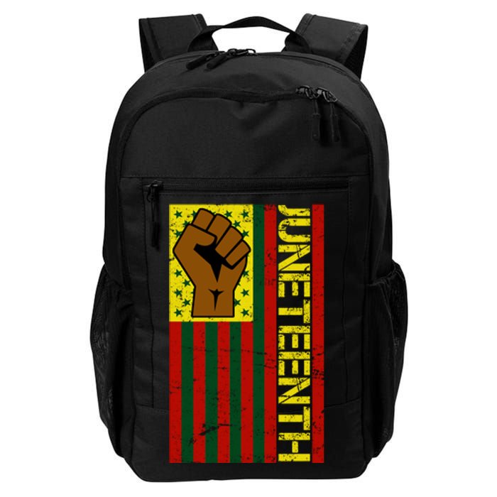 Juneteenth Flag Independence Day Vintage Celebration Daily Commute Backpack