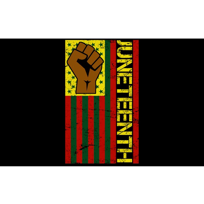 Juneteenth Flag Independence Day Vintage Celebration Bumper Sticker