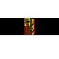 Juneteenth Flag Independence Day Vintage Celebration Bumper Sticker