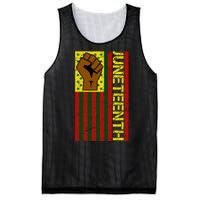 Juneteenth Flag Independence Day Vintage Celebration Mesh Reversible Basketball Jersey Tank