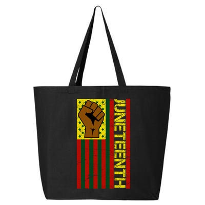 Juneteenth Flag Independence Day Vintage Celebration 25L Jumbo Tote