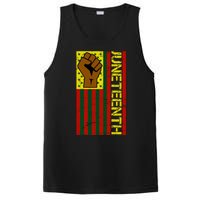 Juneteenth Flag Independence Day Vintage Celebration PosiCharge Competitor Tank