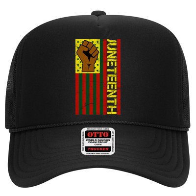 Juneteenth Flag Independence Day Vintage Celebration Trucker Hat