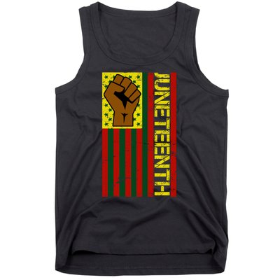 Juneteenth Flag Independence Day Vintage Celebration Tank Top