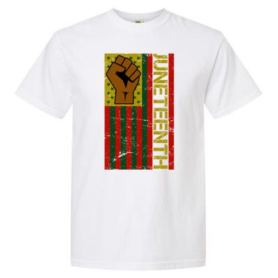 Juneteenth Flag Independence Day Vintage Celebration Garment-Dyed Heavyweight T-Shirt