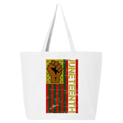 Juneteenth Flag Independence Day Vintage Celebration 25L Jumbo Tote