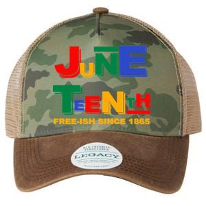 Juneteenth Free-ish Since 1865 Legacy Tie Dye Trucker Hat