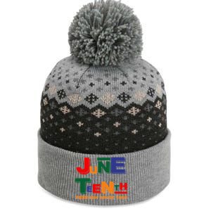 Juneteenth Free-ish Since 1865 The Baniff Cuffed Pom Beanie