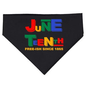 Juneteenth Free-ish Since 1865 USA-Made Doggie Bandana