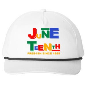 Juneteenth Free-ish Since 1865 Snapback Five-Panel Rope Hat