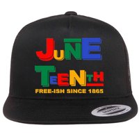 Juneteenth Free-ish Since 1865 Flat Bill Trucker Hat