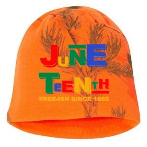 Juneteenth Free-ish Since 1865 Kati - Camo Knit Beanie