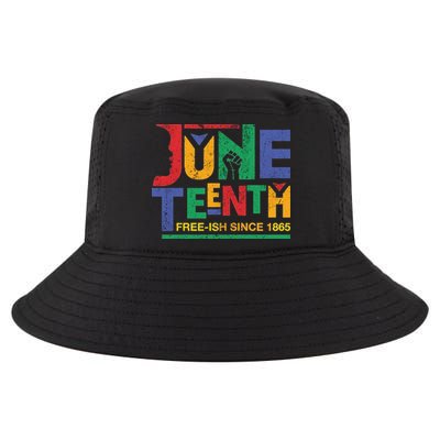 Juneteenth Free-ish Since 1865 African Color Cool Comfort Performance Bucket Hat
