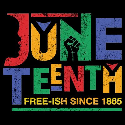 Juneteenth Free-ish Since 1865 African Color T-Shirt