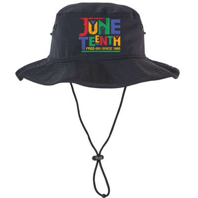 Juneteenth Free-ish Since 1865 African Color Bucket Hat