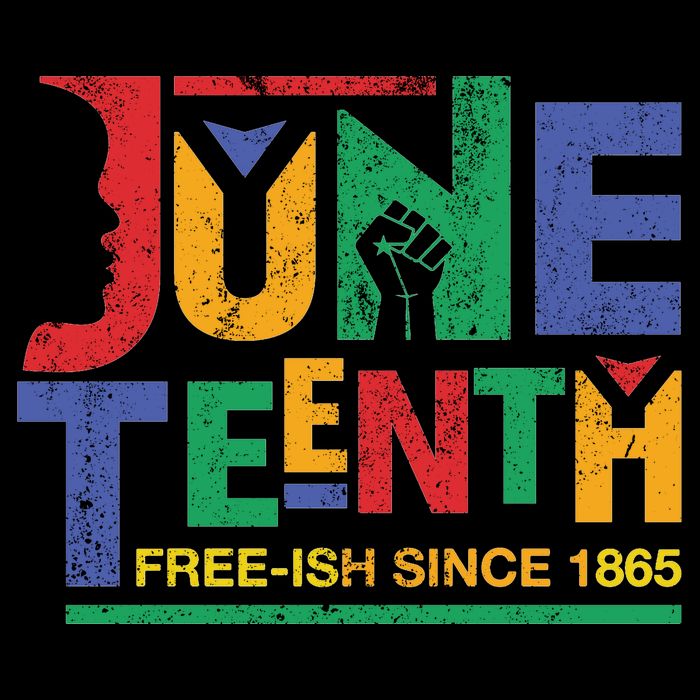 Juneteenth Free-ish Since 1865 African Color Visor