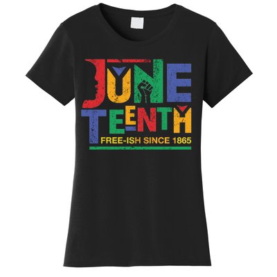 Juneteenth Free-ish Since 1865 African Color Women's T-Shirt