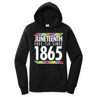 Juneteenth Free-ish Since 1865 African Colors Women's Pullover Hoodie