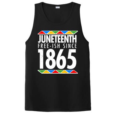 Juneteenth Free-ish Since 1865 African Colors PosiCharge Competitor Tank