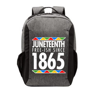 Juneteenth Free-ish Since 1865 African Colors Vector Backpack