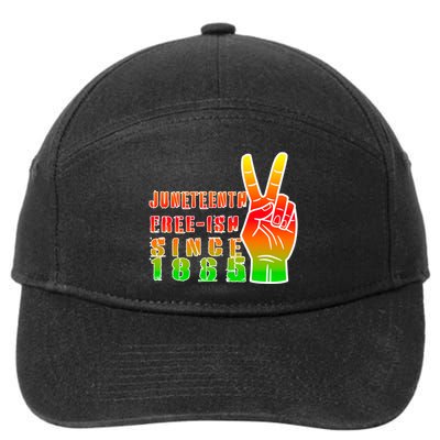 Juneteenth Freedom Day African American June 19th 1965 7-Panel Snapback Hat