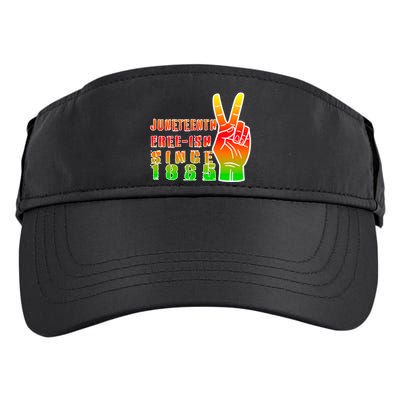 Juneteenth Freedom Day African American June 19th 1965 Adult Drive Performance Visor