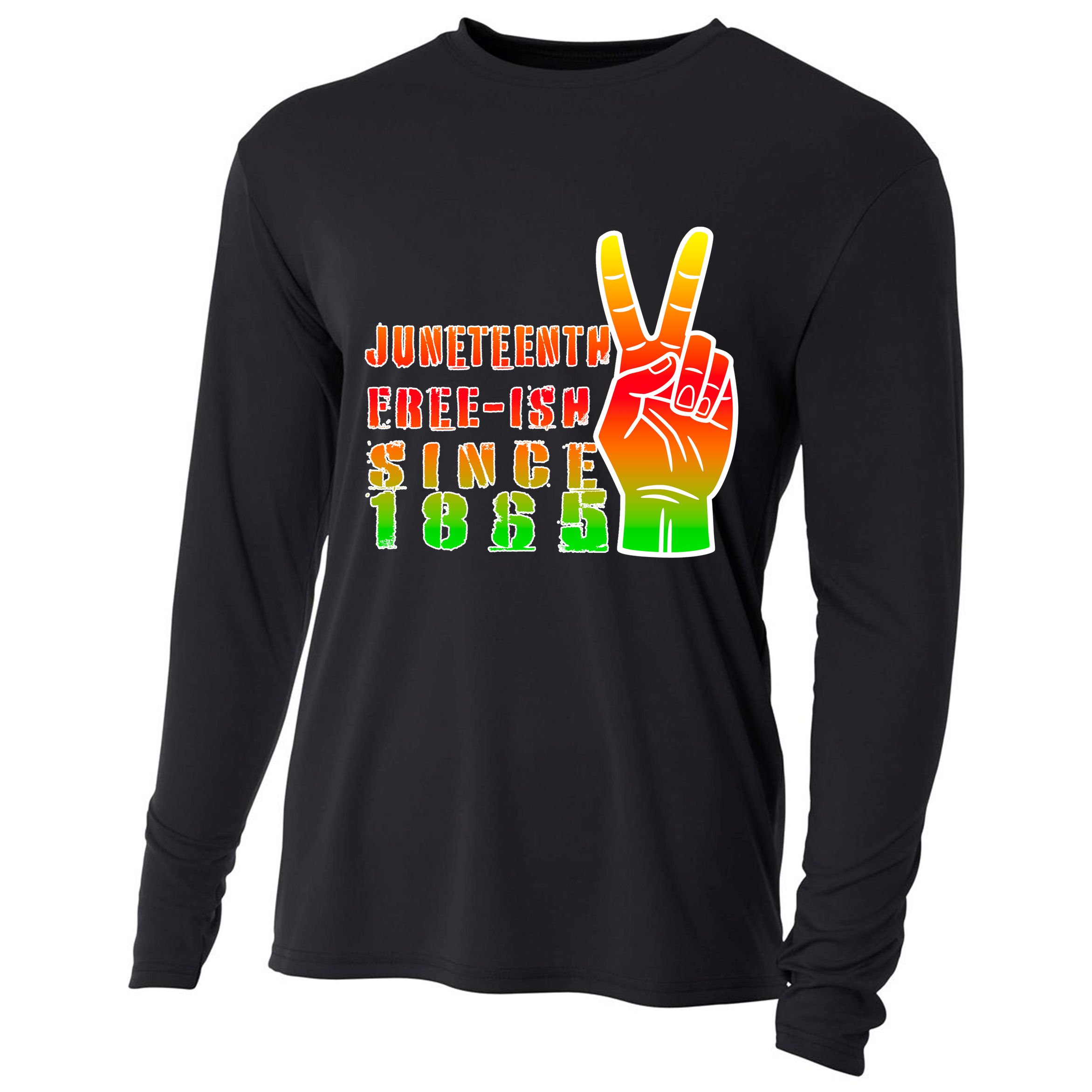 Juneteenth Freedom Day African American June 19th 1965 Cooling Performance Long Sleeve Crew