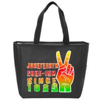 Juneteenth Freedom Day African American June 19th 1965 Zip Tote Bag