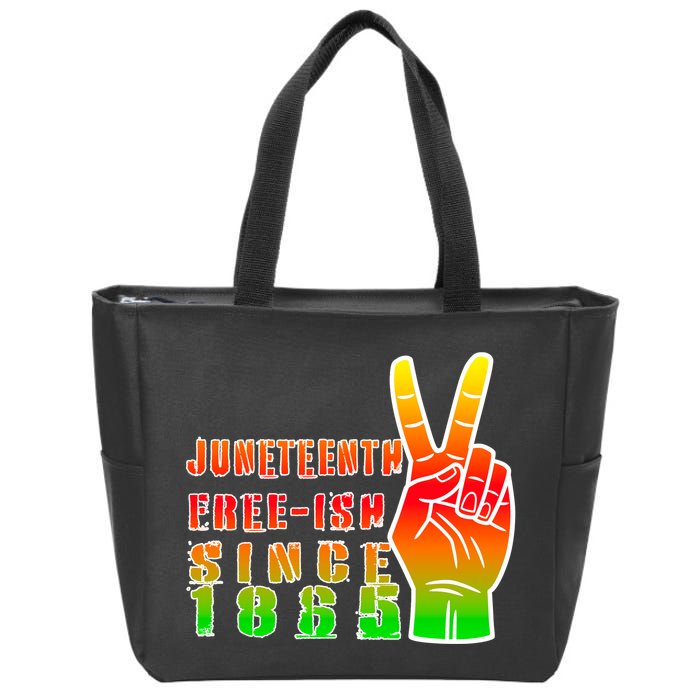Juneteenth Freedom Day African American June 19th 1965 Zip Tote Bag