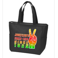 Juneteenth Freedom Day African American June 19th 1965 Zip Tote Bag