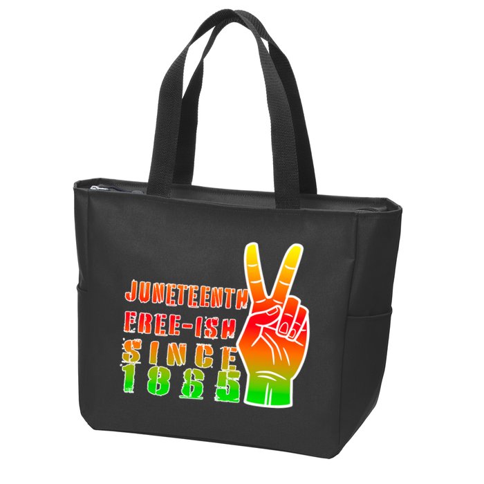 Juneteenth Freedom Day African American June 19th 1965 Zip Tote Bag