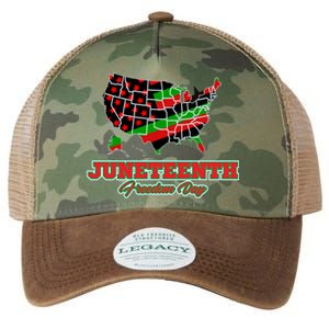 Juneteenth Freedom Day USA Legacy Tie Dye Trucker Hat