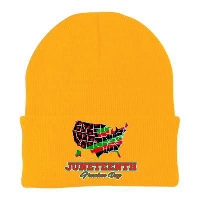 Juneteenth Freedom Day USA Knit Cap Winter Beanie