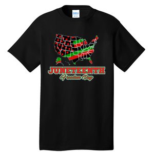 Juneteenth Freedom Day USA Tall T-Shirt