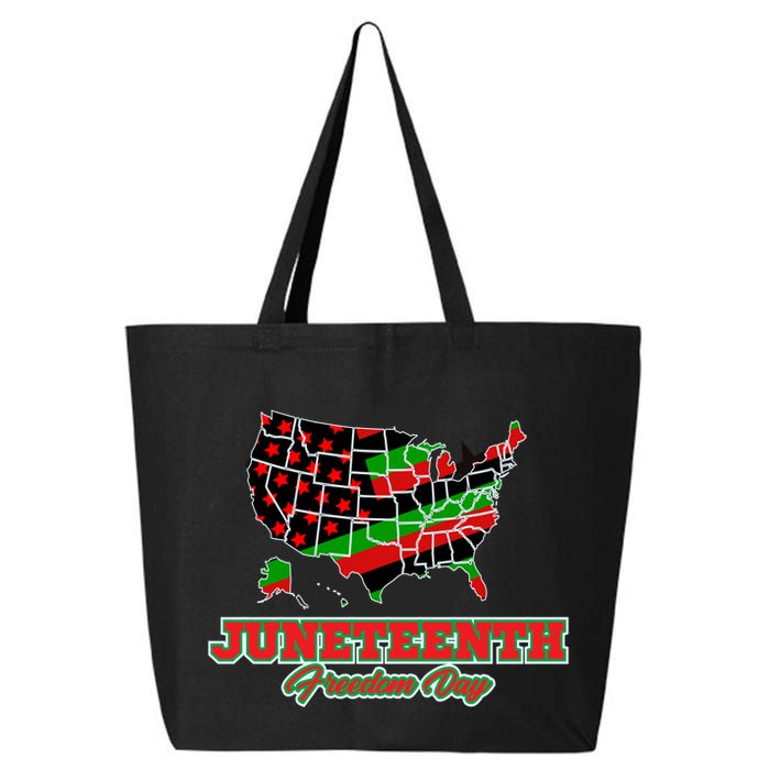 Juneteenth Freedom Day USA 25L Jumbo Tote
