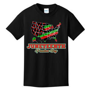 Juneteenth Freedom Day USA Kids T-Shirt