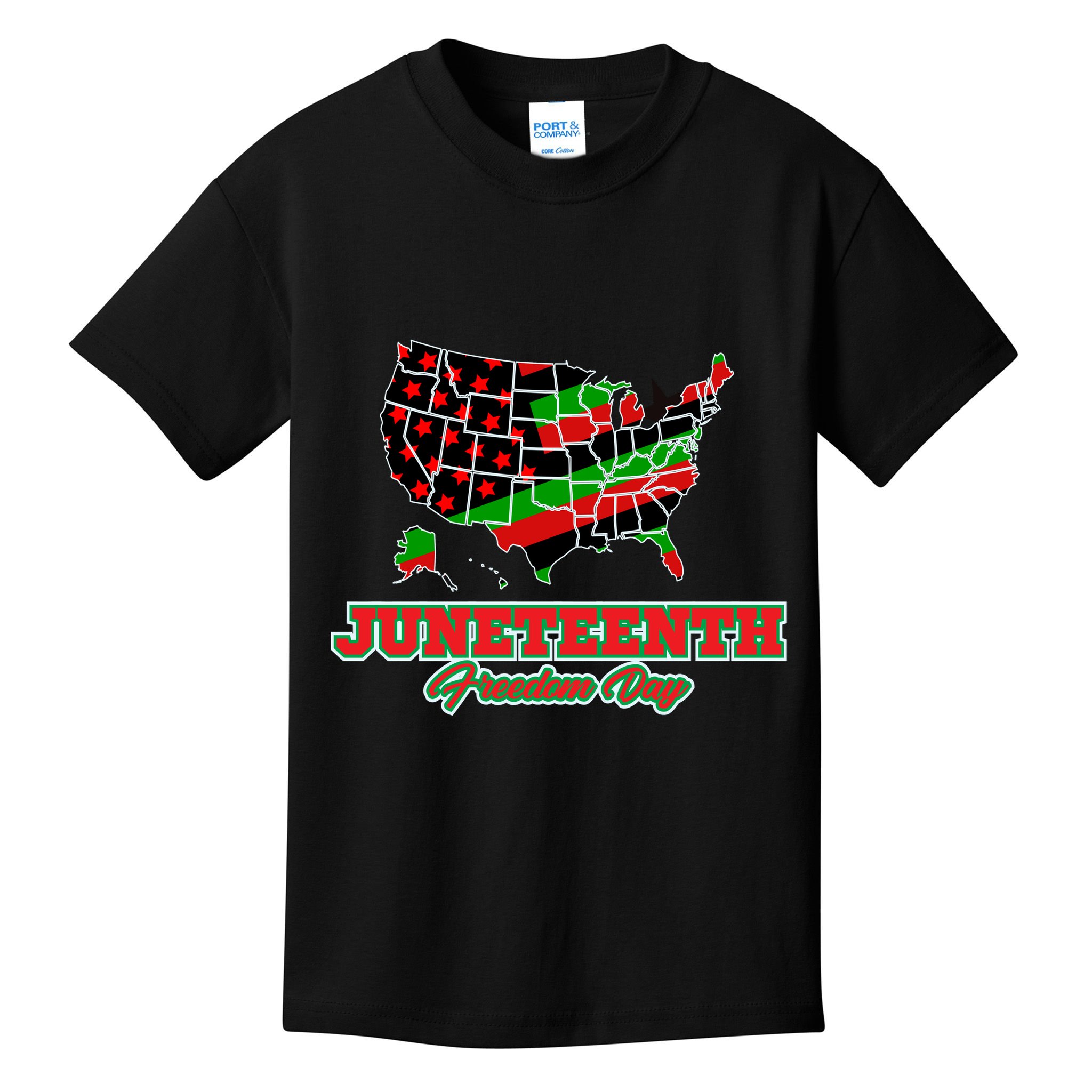Juneteenth Freedom Day USA Kids T-Shirt