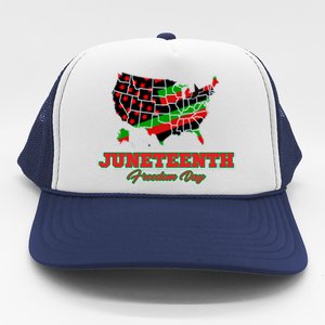 Juneteenth Freedom Day USA Trucker Hat