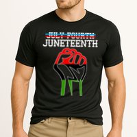 Juneteenth Freedom Fist Cooling Performance Crew T-Shirt