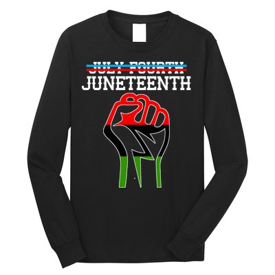 Juneteenth Freedom Fist Long Sleeve Shirt