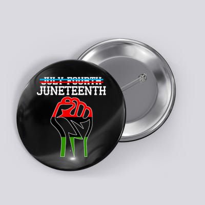 Juneteenth Freedom Fist Button