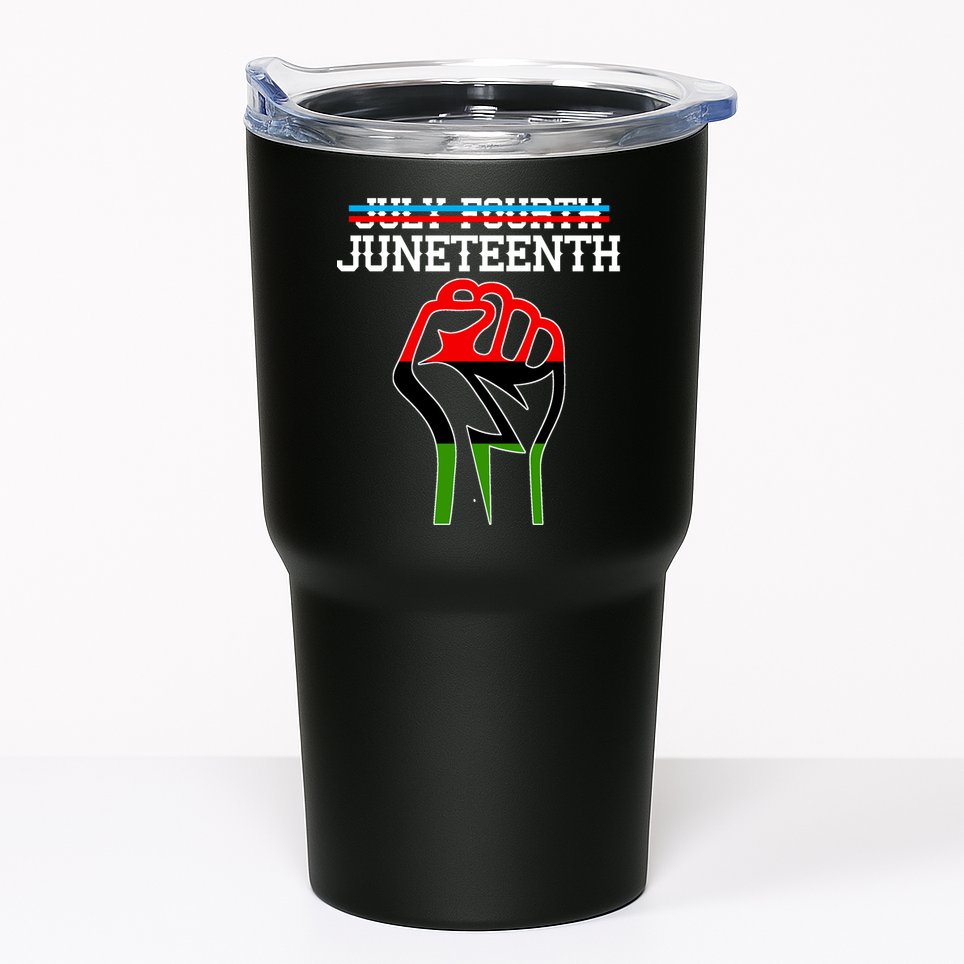 Juneteenth Freedom Fist Tumbler