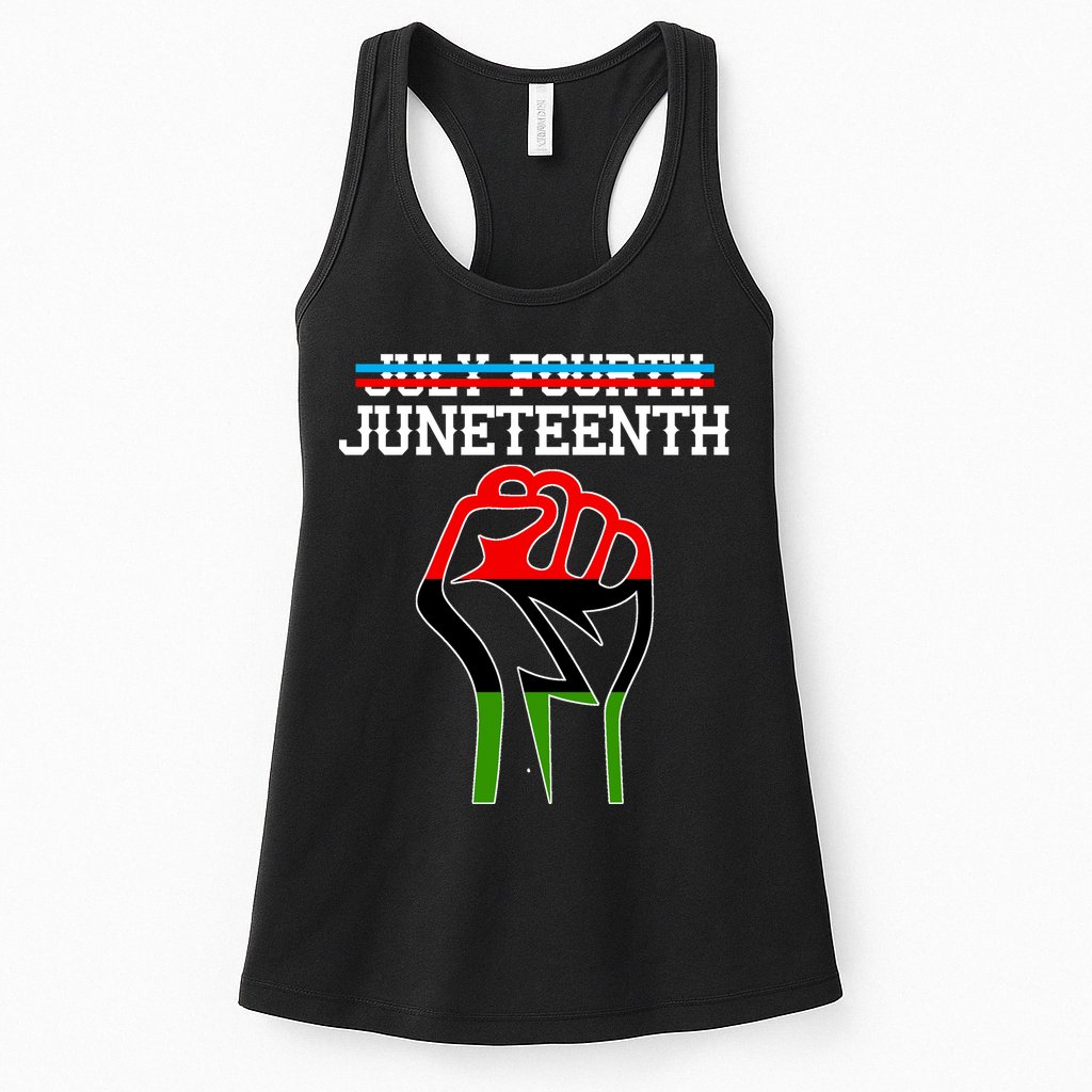 Juneteenth Freedom Fist Womens Tank Top