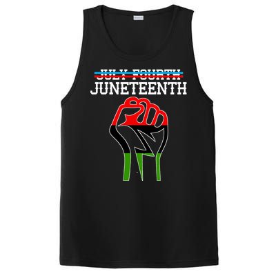 Juneteenth Freedom Fist PosiCharge Competitor Tank