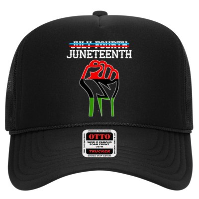 Juneteenth Freedom Fist Trucker Hat