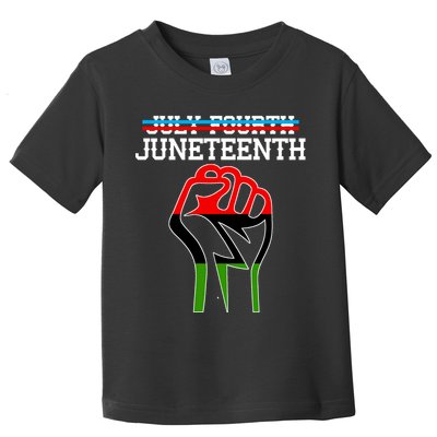 Juneteenth Freedom Fist Toddler T-Shirt