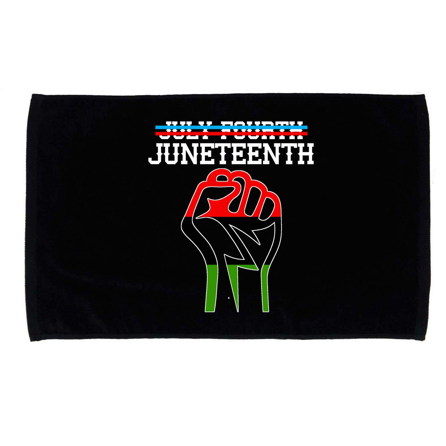 Juneteenth Freedom Fist Microfiber Hand Towel